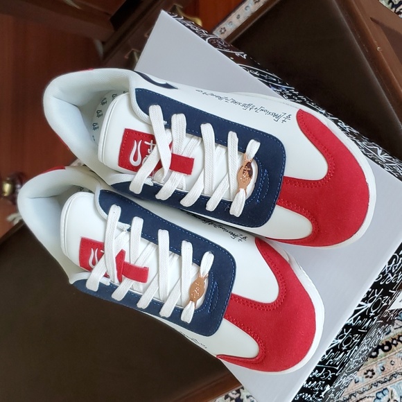 Fast Sneaks NIB Red White and Blue Men's Sneakers Size 11 - Picture 6 of 10